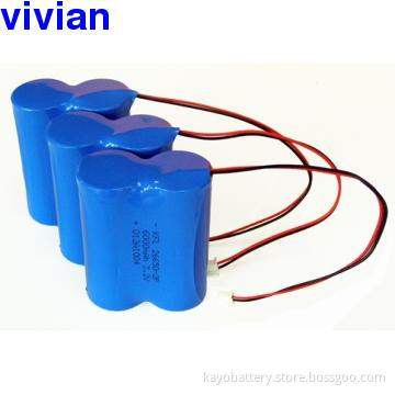 3000mAh 6.4V  LiFePO4 Battery Pack